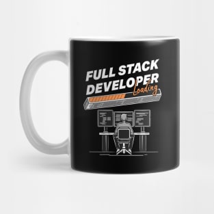 Full Stack Developer Loading Hacker Themed Mug